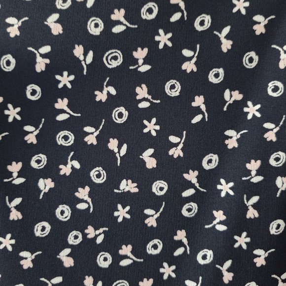 Petite Sophisticate Floral Scoop Neck Shell/Tank Top | NWOT | XSP | Navy Pink WH - Picture 10 of 11